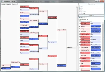 Tournament Organizer in WPF